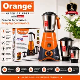 Orange Cosmo 1HP Mixer Grinder