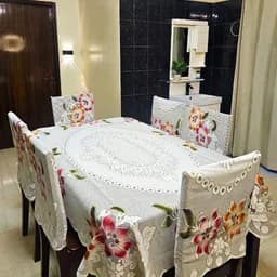 Rose Premium Table Cloth and Chair Cover Set