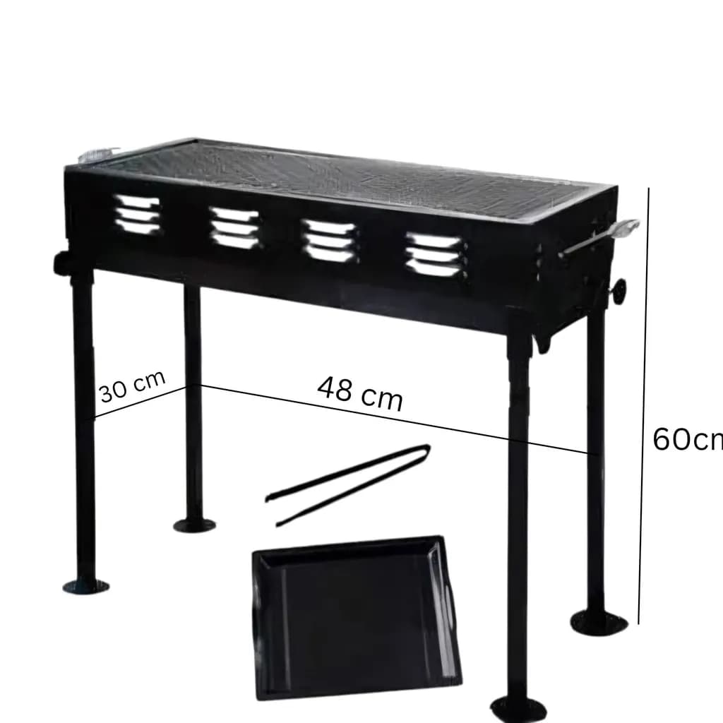 Japanese Portable Charcoal Grill TL-517 (48 x 30 x 60 cm) - Image 2
