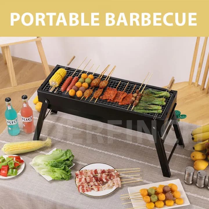 Portable Folding Charcoal BBQ Grill-JZL-02 - Image 1