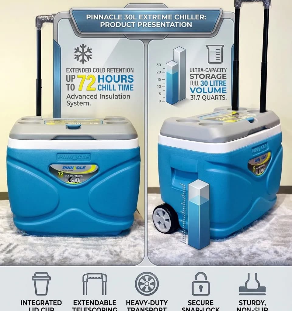 Insulated 30L Ice Cooler - Image 1